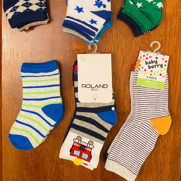 Baby Toddler Boy 1-3 Years Socks Bundles - Picture 2 of 2